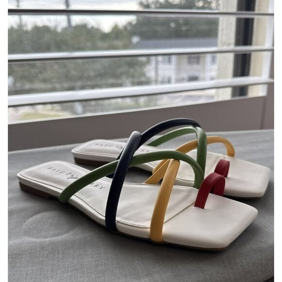 Katy Perry Collections Shoes - Katy Perry The Camie Toe Thong Sandal Rainbow 7.5 NIB